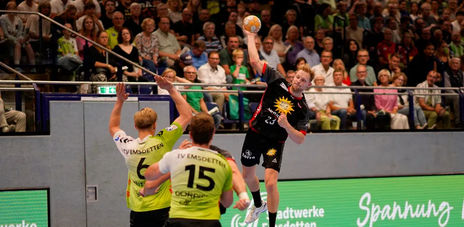 Endlich wieder Liga: Der TuS N-Lübbecke empfängt Lübeck-Schwartau zum ersten Heimspiel der Saison 2026/27!