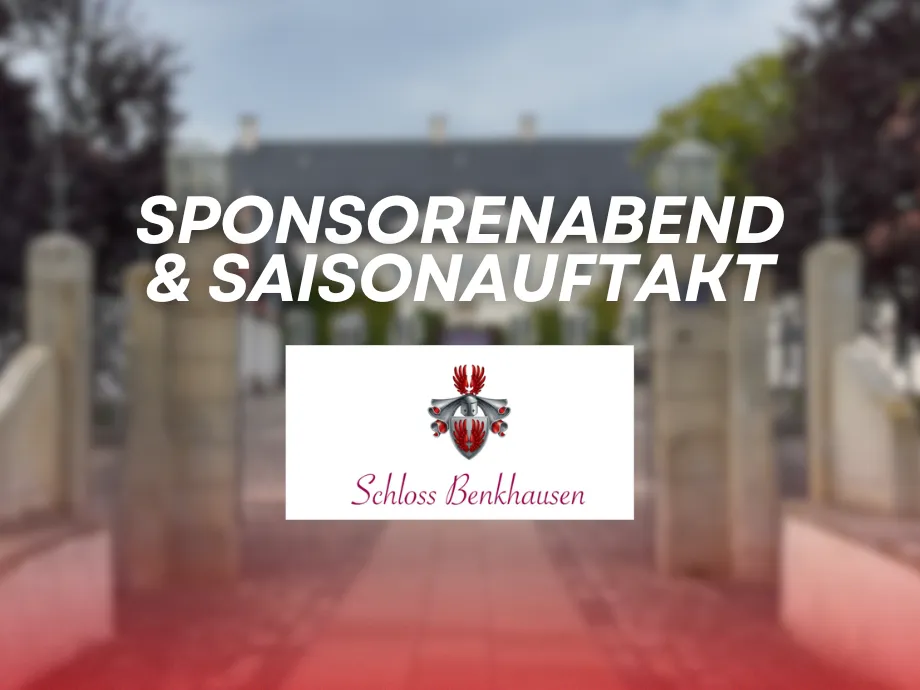 Sponsorenabend im Schloss Benkhausen