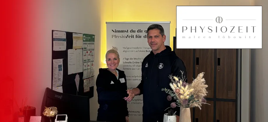 TuS N-Lübbecke begrüßt PhysioZeit als neuen Poolpartner